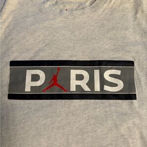 Jordan Gray and Red Paris Tee